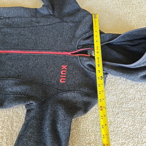 Kuiu Base Camp Hooded Full-zip Gray  Size L (Fits M) High Loft Sweater Fleece - Picture 12 of 16